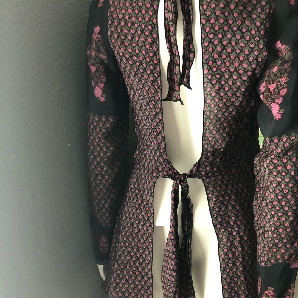 openback Anna Sui blouse - Picture 2 of 4